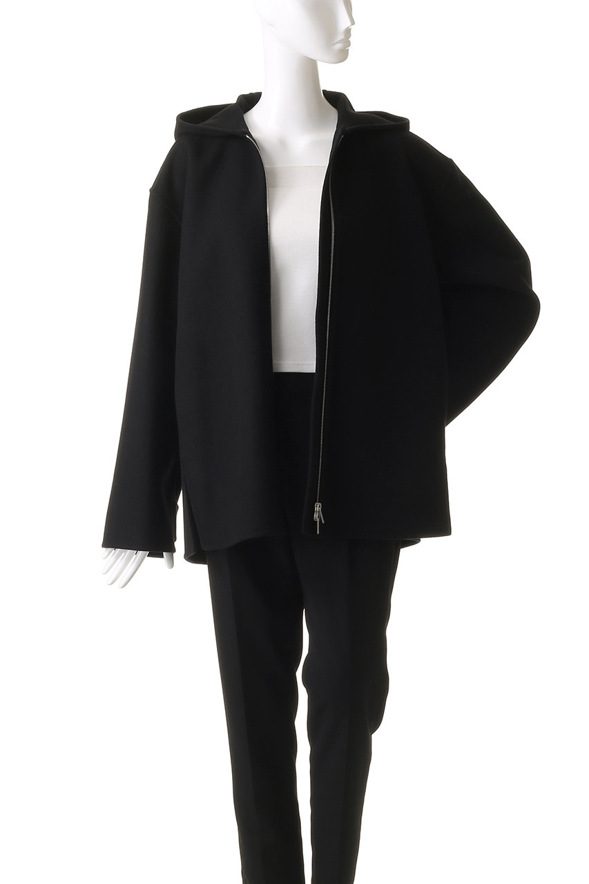 JIL SANDER(ジル サンダー)｜フーディージャケット/ブラック の通販