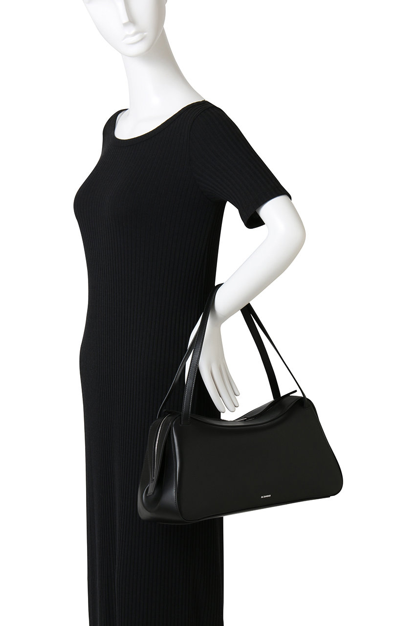 JIL SANDER(ジル サンダー)｜DUNE ショルダー バッグ/ブラック の通販