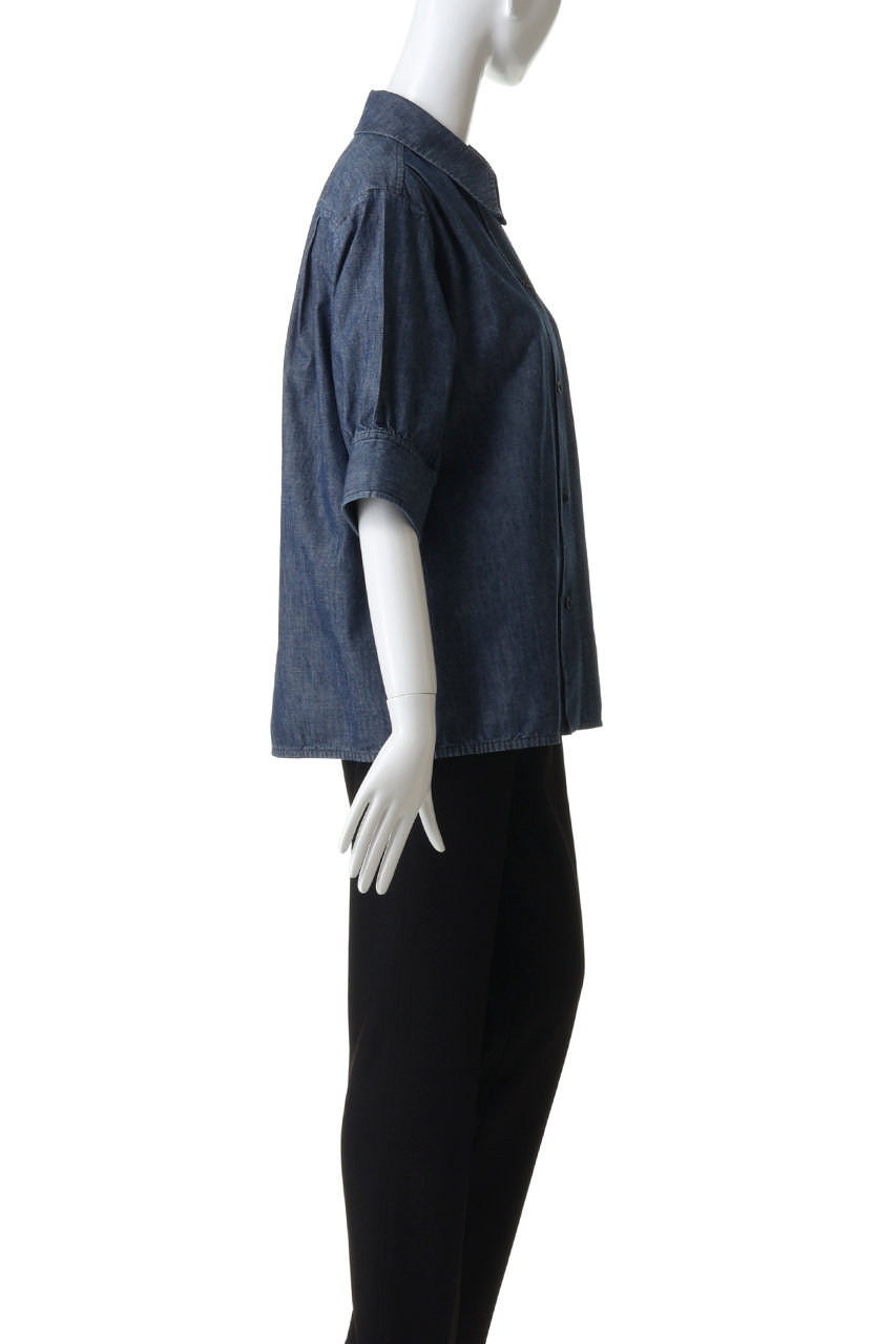 JIL SANDER(ジル サンダー)｜コットンシャンブレー ハーフスリーブ