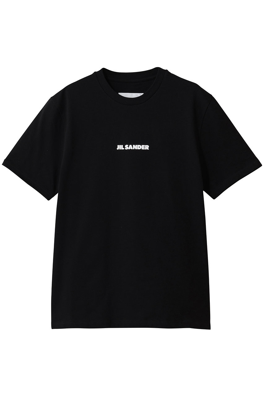 美品 ジルサンダー JIL SANDER ロゴTシャツ Ｓ JIL SANDER(ジル サンダー)｜SMALL LOGO Tシャツ/ブラック の通販