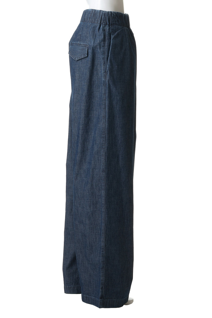 JIL SANDER(ジル サンダー)｜コットン シャンブレー パンツ/インディゴ