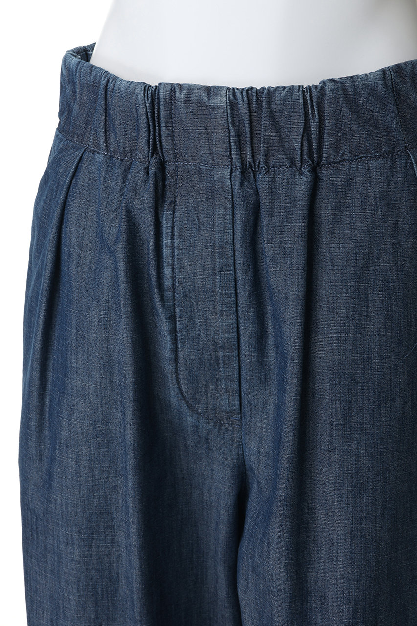JIL SANDER(ジル サンダー)｜コットン シャンブレー パンツ/インディゴ