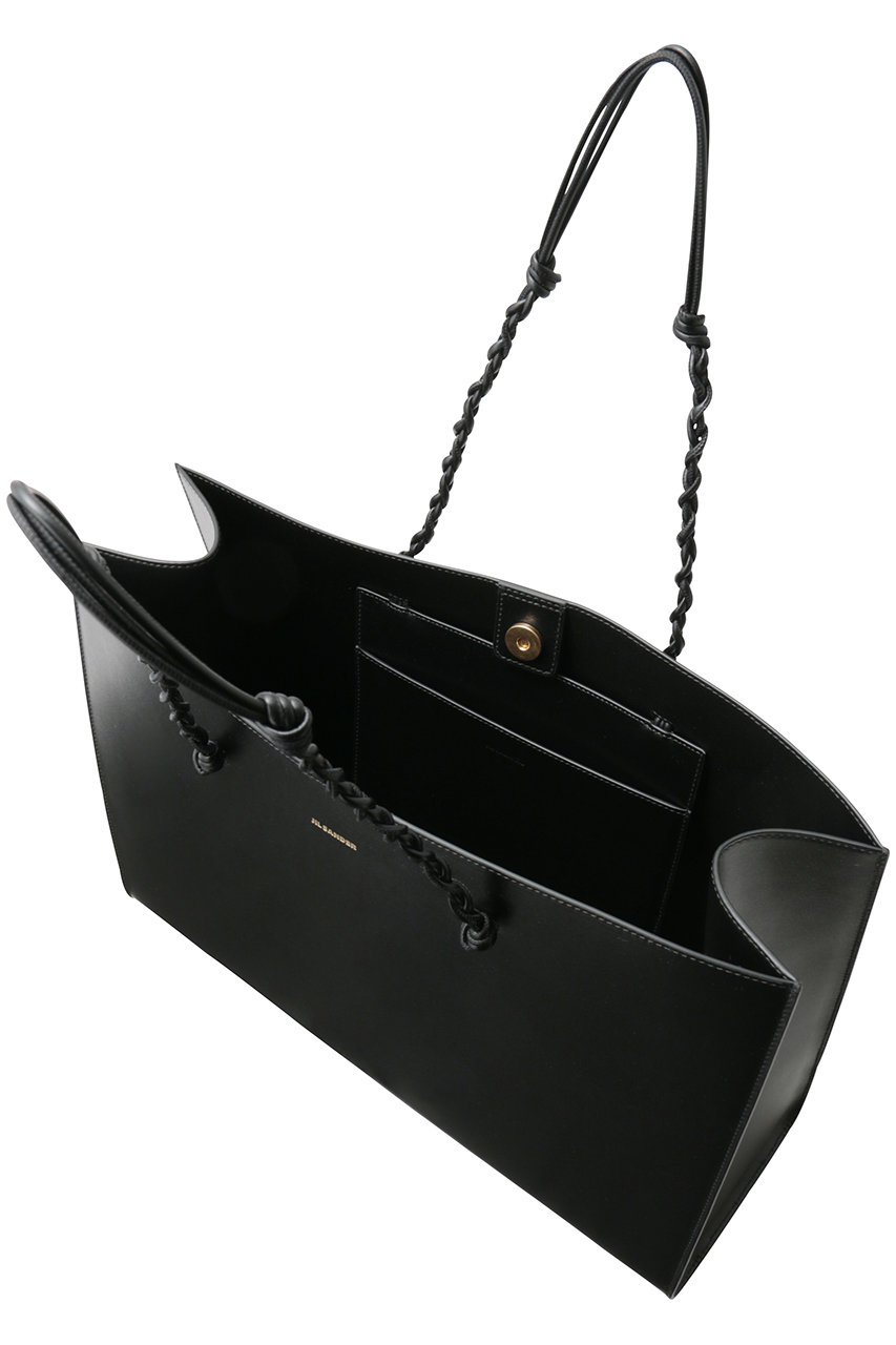 JIL SANDER ジルサンダー　レザー 2WAY バッグ　ナタ　ブラック JIL SANDER(ジル サンダー)｜TANGLE レザートートバッグ/ブラック の