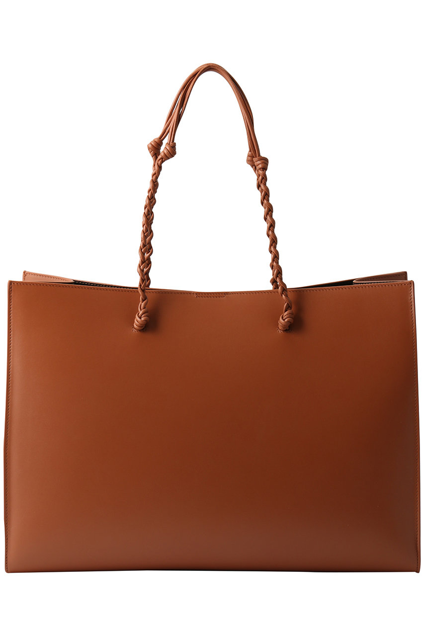 JIL SANDER(ジル サンダー)｜TANGLE レザートートバッグ/タン の通販