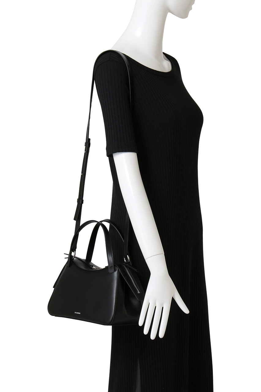 JIL SANDER(ジル サンダー)｜クロスボディバッグ/ブラック の通販