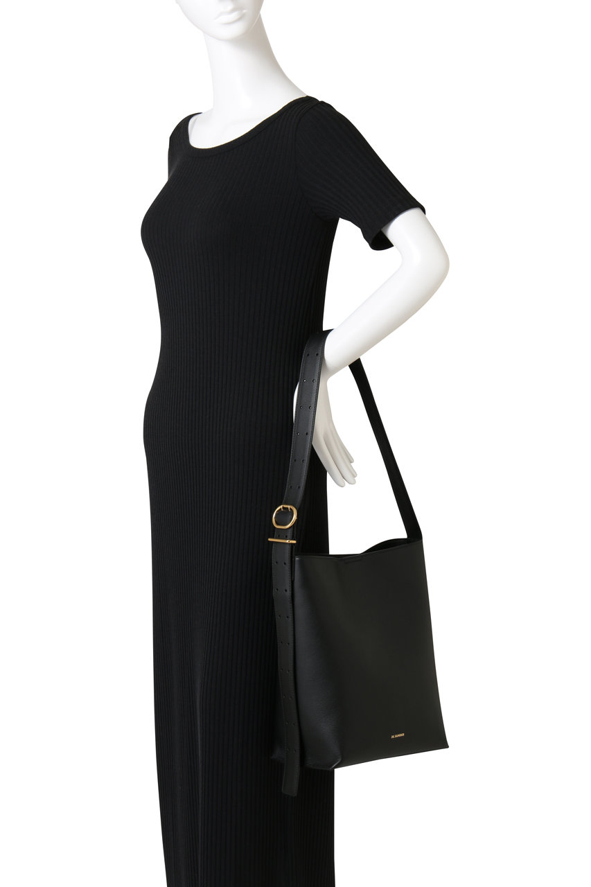 JIL SANDER(ジル サンダー)｜CANNOLO 2wayショルダーバッグ/ブラック