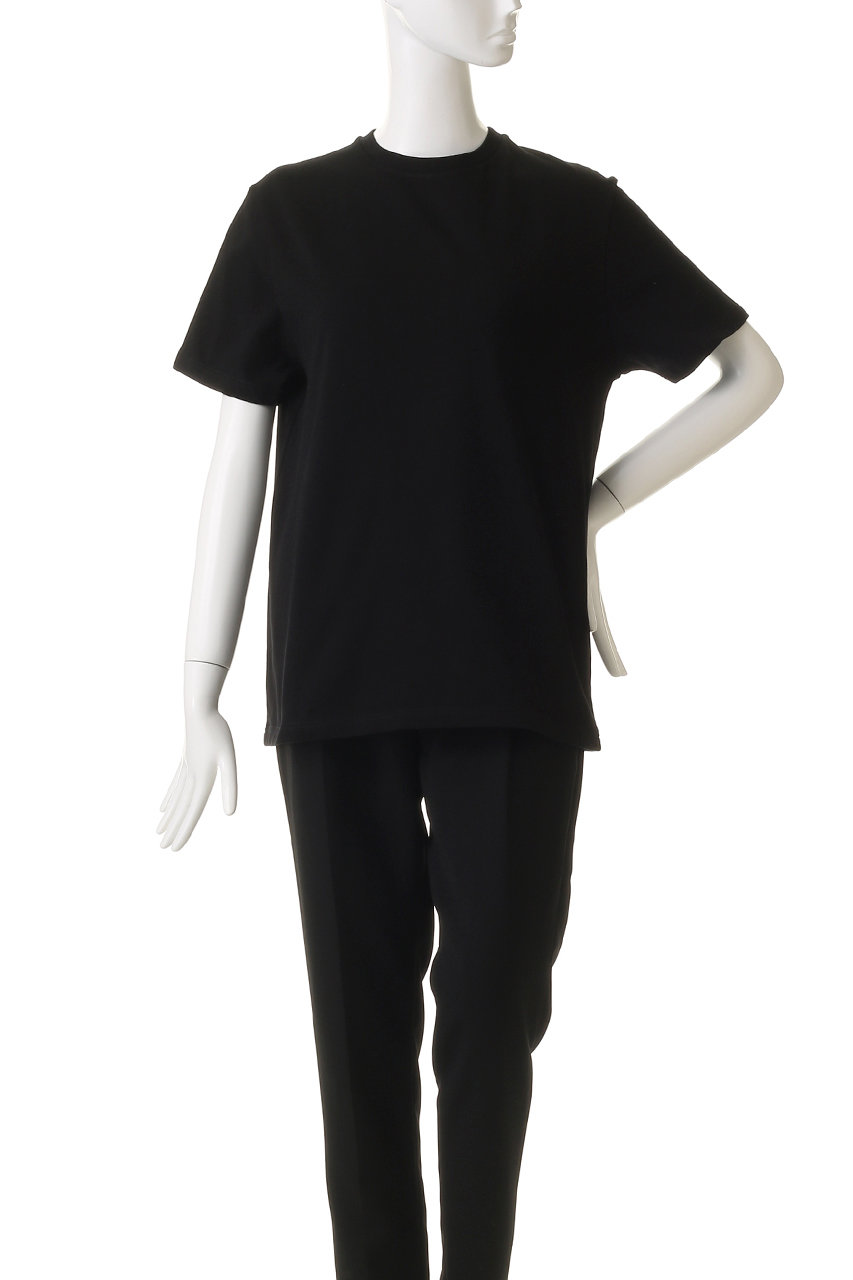 JIL SANDER(ジル サンダー)｜【JIL SANDER＋】レザーパッチ付き クルー 