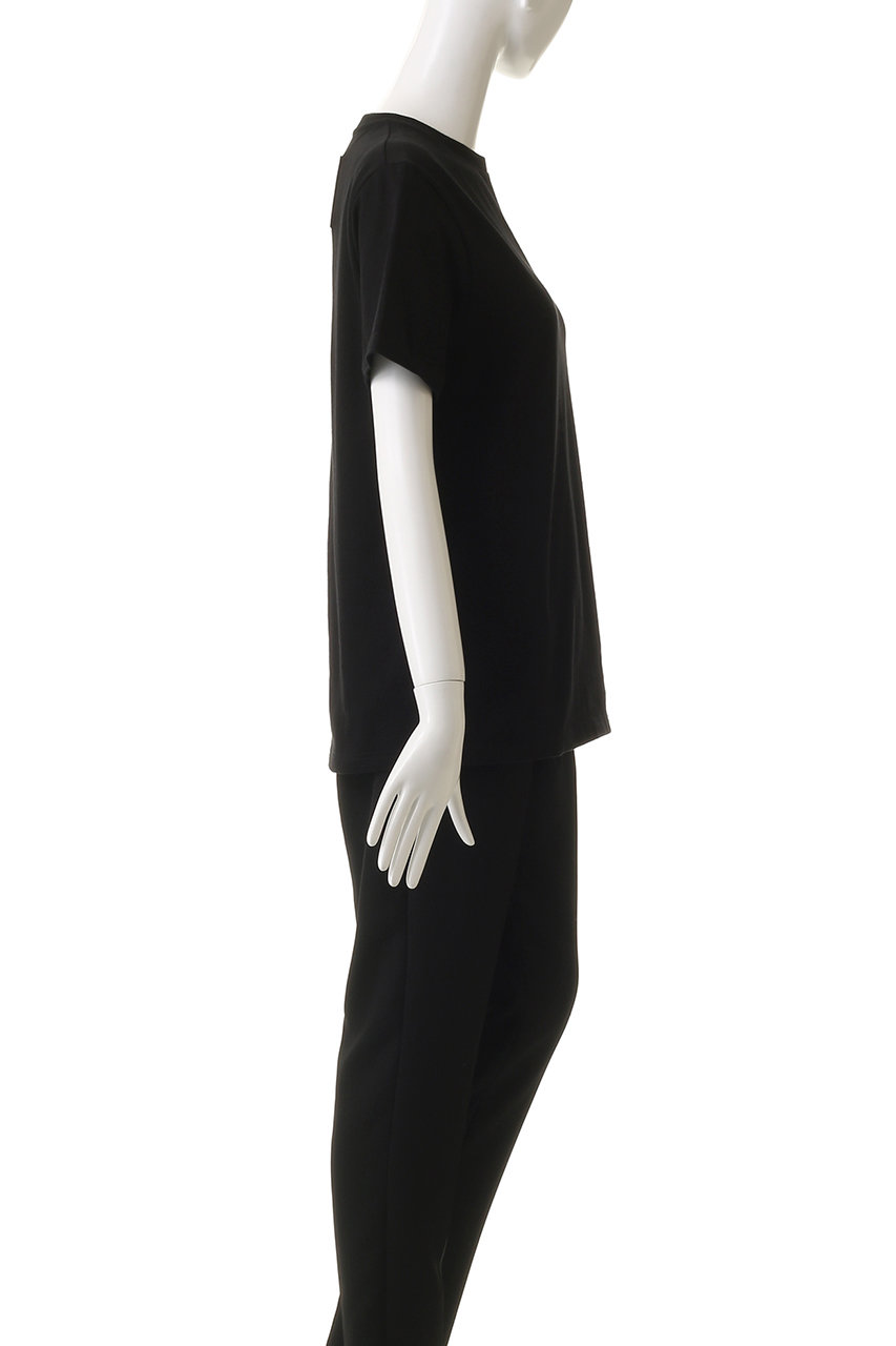 JIL SANDER(ジル サンダー)｜【JIL SANDER＋】レザーパッチ付き クルー 