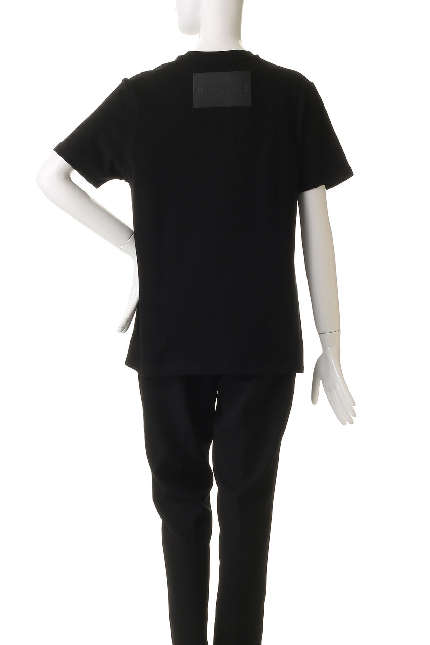 JIL SANDER(ジル サンダー)｜【JIL SANDER＋】レザーパッチ付き クルー 