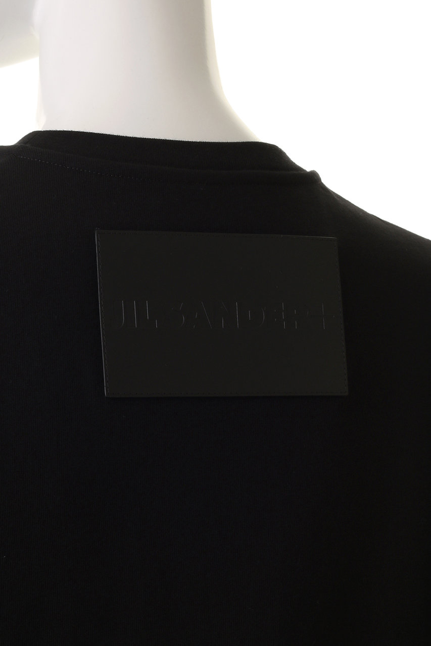 JIL SANDER(ジル サンダー)｜【JIL SANDER＋】レザーパッチ付き クルー