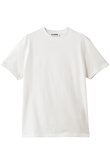 【JIL SANDER＋】レザーパッチ付き クルーネック ショートスリーブTシャツ