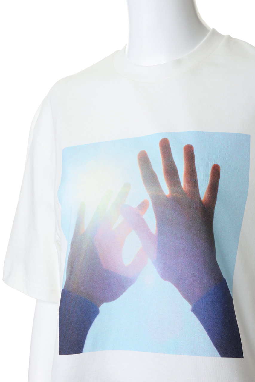 JIL SANDER(ジル サンダー)｜クルーネック フォトプリントTシャツ