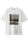 クルーネック フォトプリントTシャツ