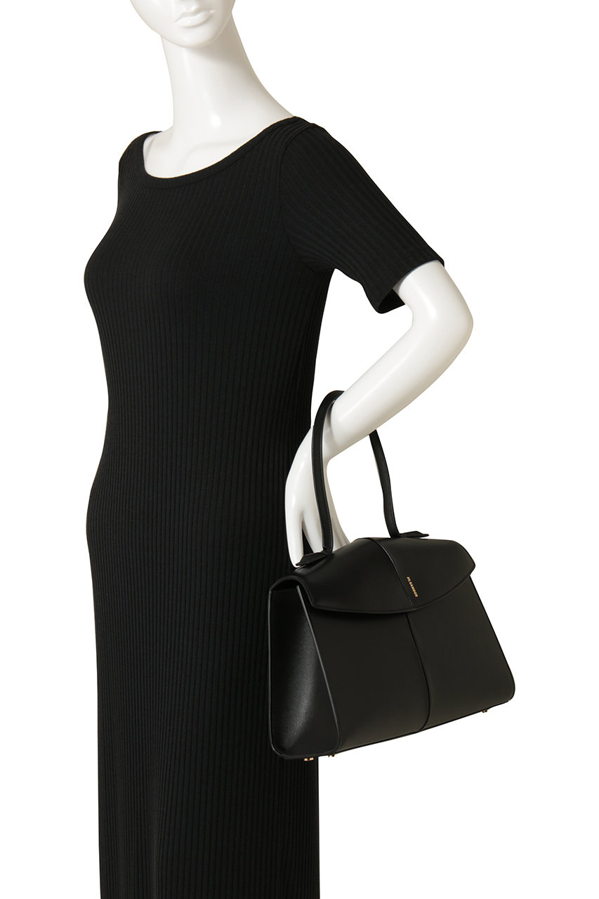 JIL SANDER(ジル サンダー)｜LINEA ミディアム バッグ/ブラック の通販