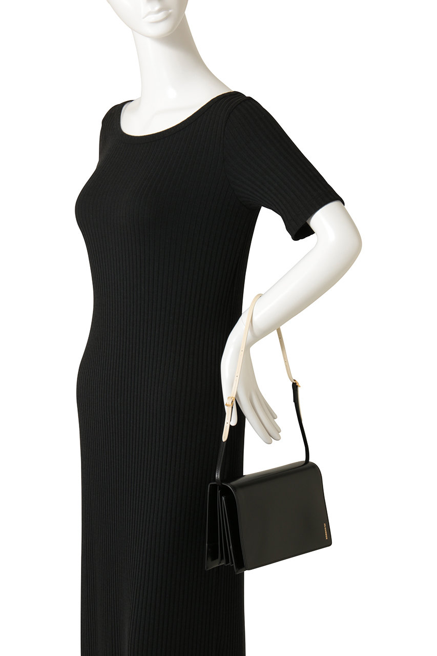 JIL SANDER(ジル サンダー)｜FILE ショルダーバッグ/ブラック の通販