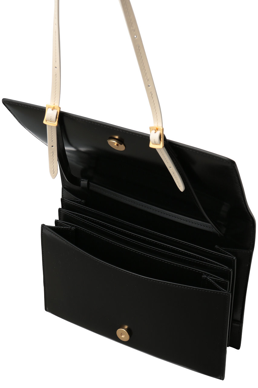 JIL SANDER(ジル サンダー)｜FILE ショルダーバッグ/ブラック の通販