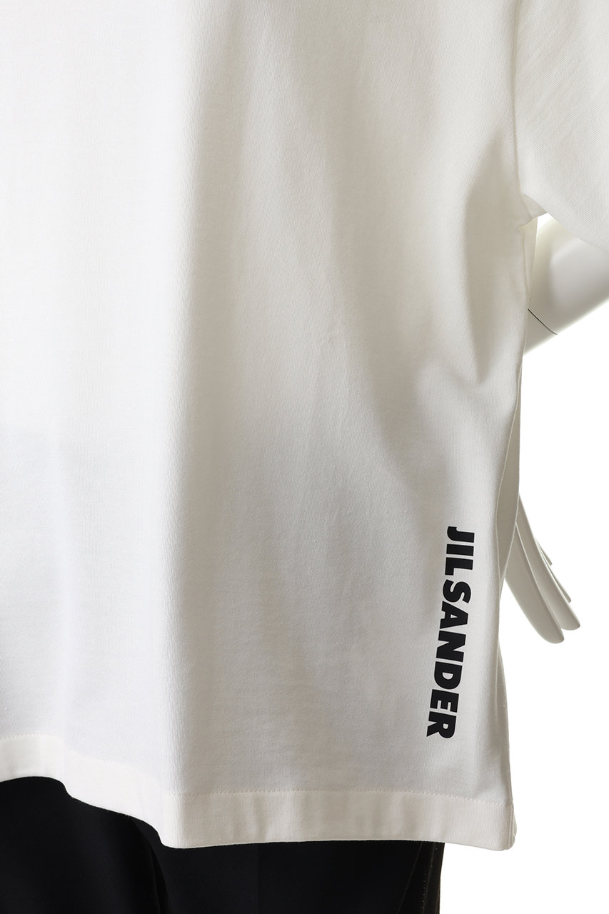 JIL SANDER(ジル サンダー)｜ロゴプリント コットン クルーネックT