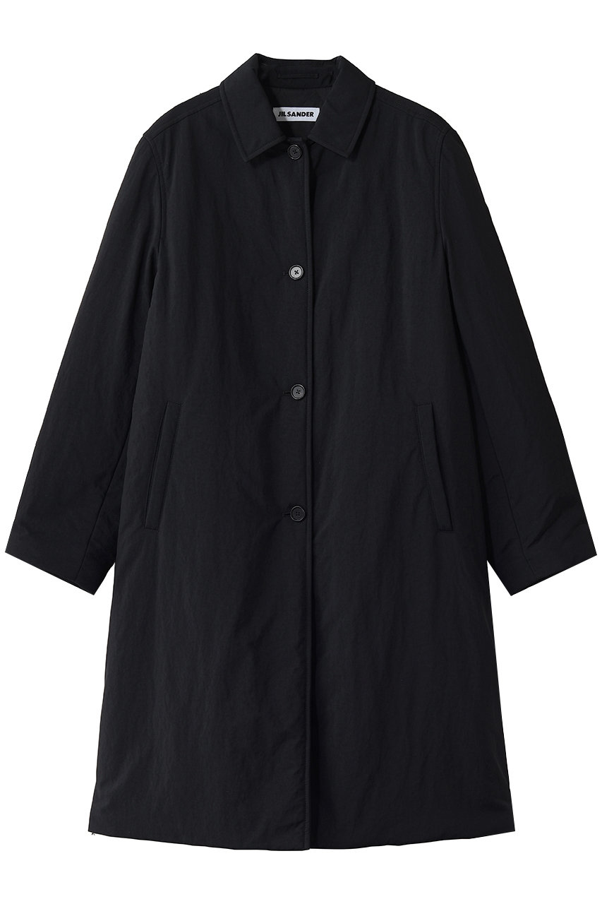 ジル・サンダー ロングシャツ シャツコート ブラック ミニマル 上質 JIL SANDER(ジル サンダー)｜スポーツコート/ブラック の通販