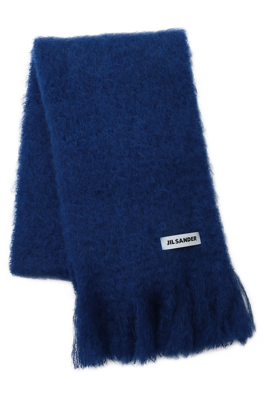 JIL SANDER(ジル サンダー)｜モヘアミックス ナローマフラー/インク