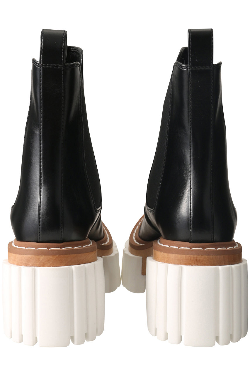 Stella Mccartney ステラ マッカートニー Emilie 厚底サイドゴアブーツ ビンテージブラック の通販 Elleshop エル ショップ