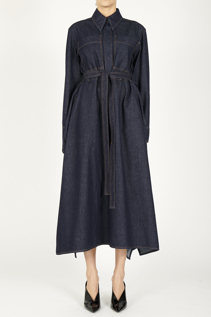 レビューで送料無料 ステラマッカートニー Stella Mccartney レディース デイドレス ワンピース トップス Riley デニムドレス 早者勝ち Imhb Org Br