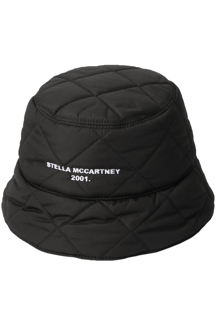 ステラ マッカートニー/STELLA McCARTNEYのリバーシブルキルティングバケットハット(ブラック×カーキ/900453WP0076)