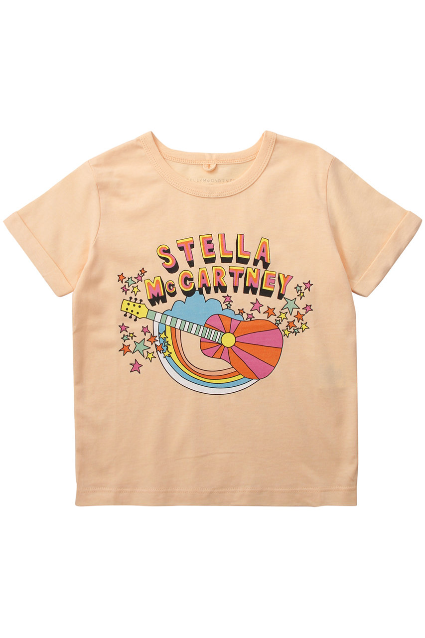  50%OFF！STELLA McCARTNEY 【KIDS】ロゴプリントコットンTシャツ (ピンク 6) ステラ マッカートニー ELLE SHOP