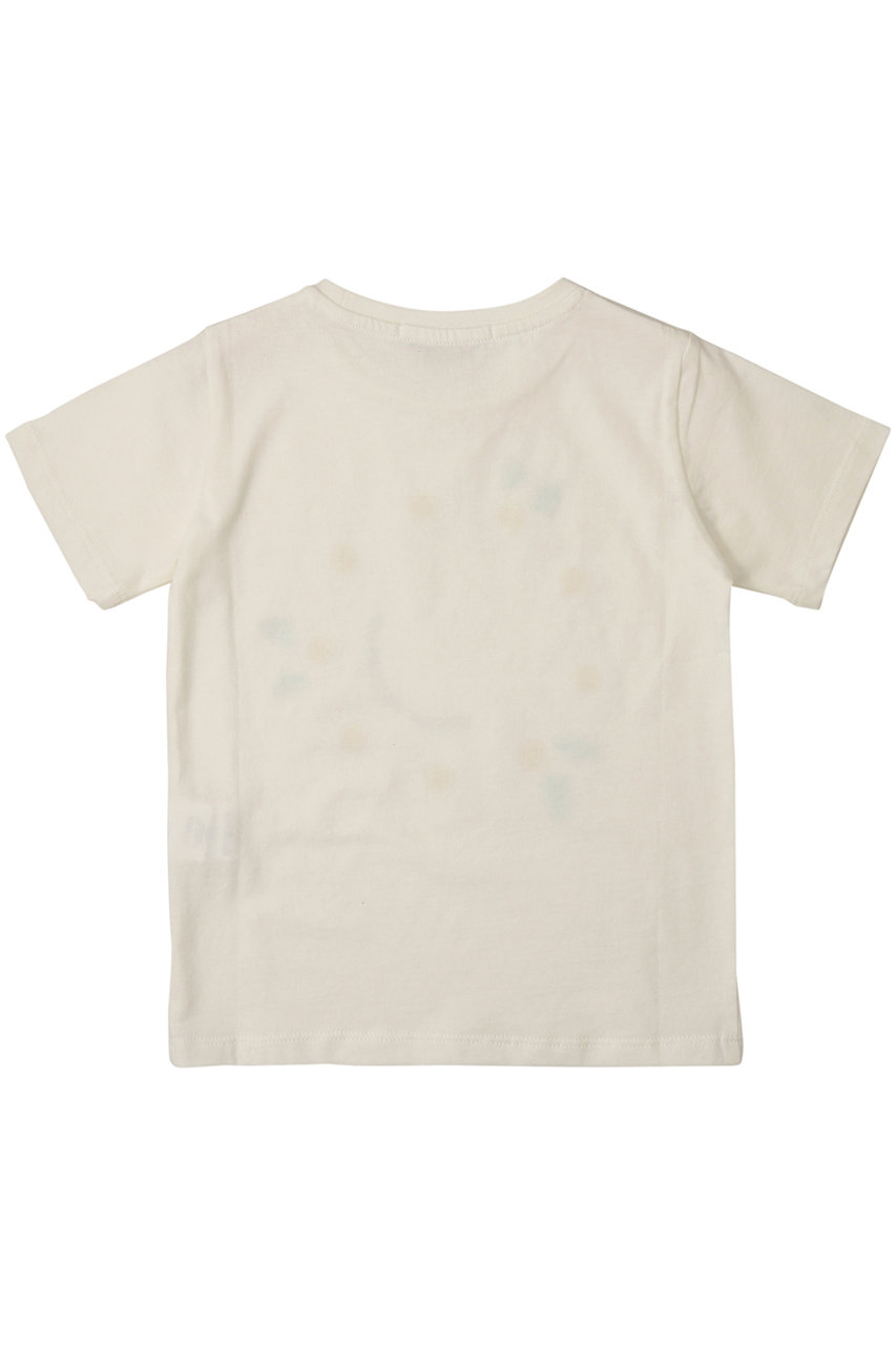 【KIDS】フラワープリントコットンTシャツ