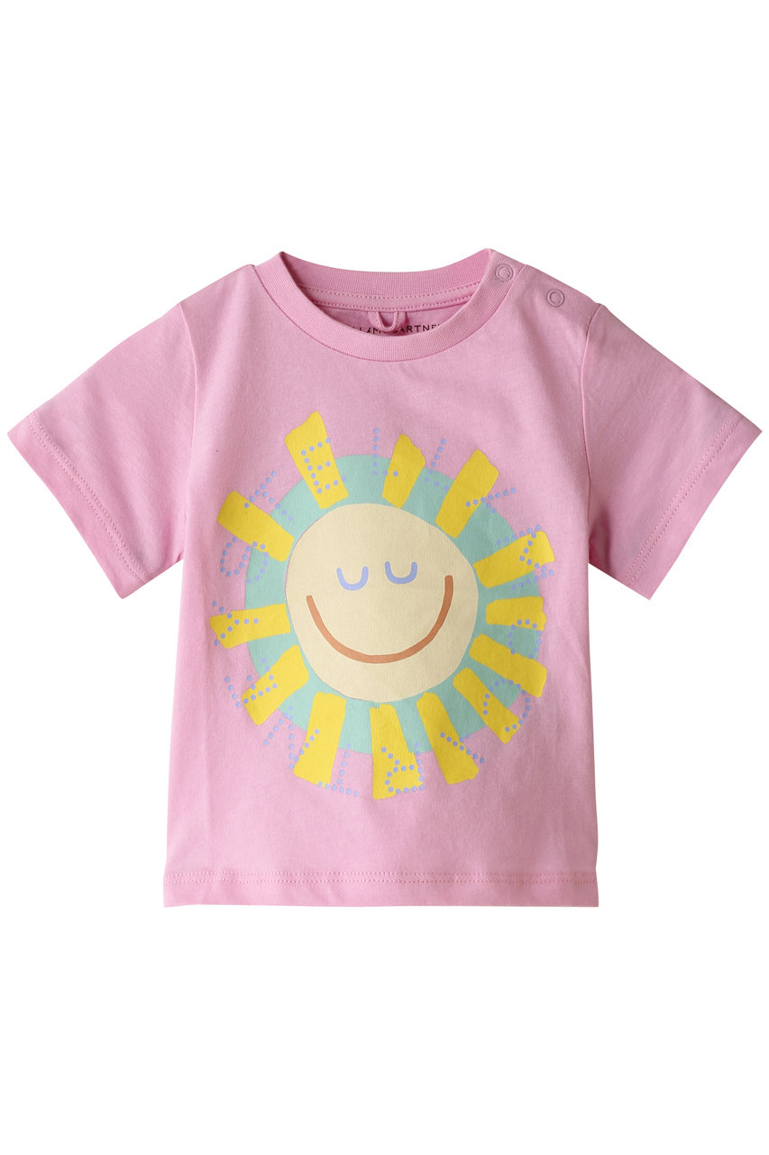 ステラ マッカートニー/STELLA McCARTNEYの【BABY】SMILE SUN プリント Tシャツ(ローザ/K03547PK0054)