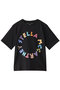 【KIDS】カラフルロゴプリントブラック Tシャツ ステラ マッカートニー/STELLA McCARTNEY ブラック