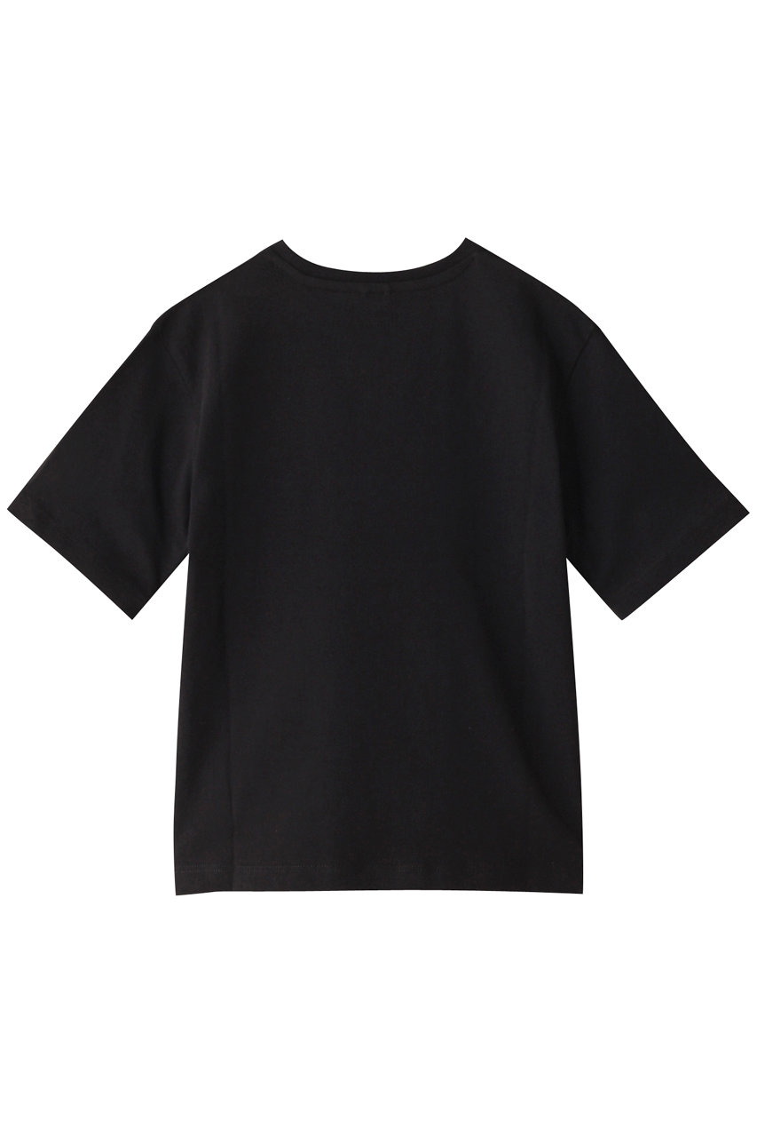 【KIDS】カラフルロゴプリントブラック Tシャツ