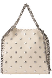 STELLA McCARTNEY(ステラ マッカートニー)｜Falabella Tiny クラックメタリック2wayミニトートバッグ/シルバー  の通販｜ELLESHOP・(エル・ショップ)