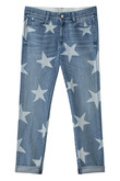 スタープリントデニム
