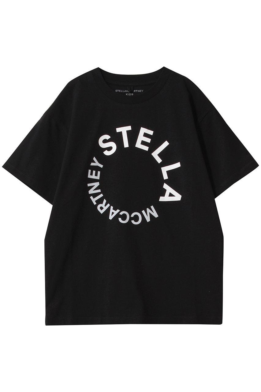 ステラ マッカートニー/STELLA McCARTNEYの【KIDS】ロゴプリントTシャツ(ブラック/K04084PK0054)