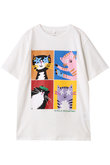 【KIDS】キャット プリント Tシャツ