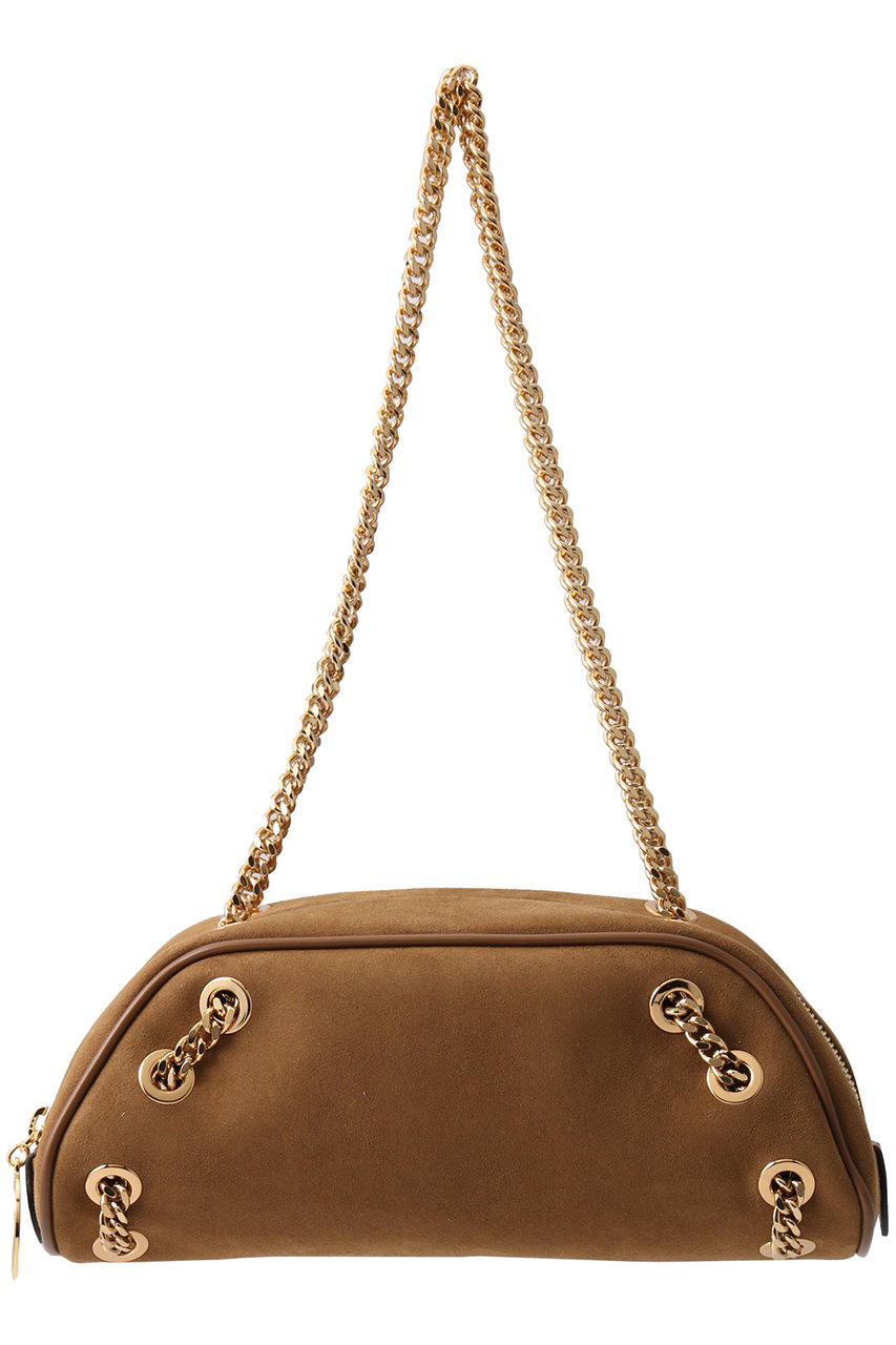 STELLA McCARTNEY Falabella スエードスモールボーリングバッグ (ブランデー, F) ステラ マッカートニー ELLE SHOP STELLA McCARTNEY Falabella スエードスモールボーリングバッグ (ブランデー, F) ステラ マッカートニー ELLE SHOP