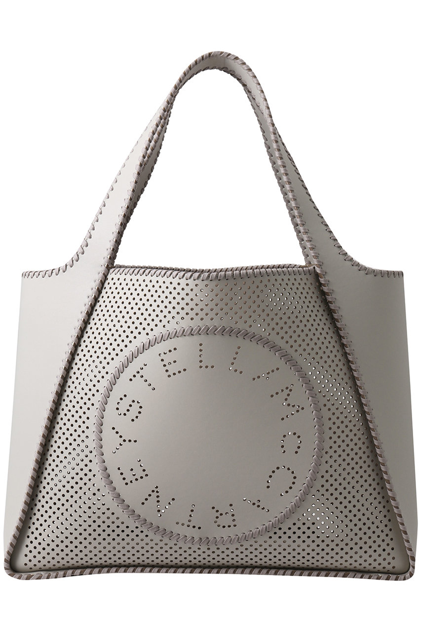 STELLA McCARTNEY Stella Logo パンチング2wayトートバッグ (クレイ, F) ステラ マッカートニー ELLE SHOP STELLA McCARTNEY Stella Logo パンチング2wayトートバッグ (クレイ, F) ステラ マッカートニー ELLE SHOP