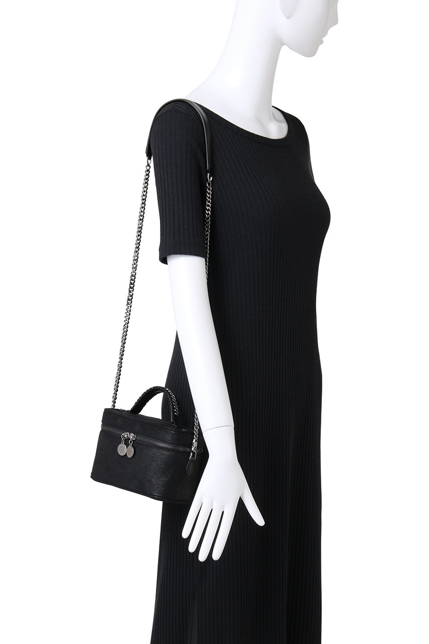 STELLA McCARTNEY【関税込み】ファラベラ クリスタル バニティ Women ピッチブラック ファラベラ バニティ ケース | Stella