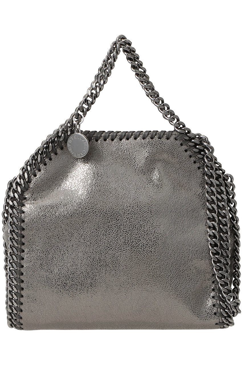 STELLA McCARTNEY Falabella Tiny シャイニードットシャモア2wayミニトートバッグ (スチールグレー, F) ステラ マッカートニー ELLE SHOP STELLA McCARTNEY Falabella Tiny シャイニードットシャモア2wayミニトートバッグ (スチールグレー, F) ステラ マッカートニー ELLE SHOP