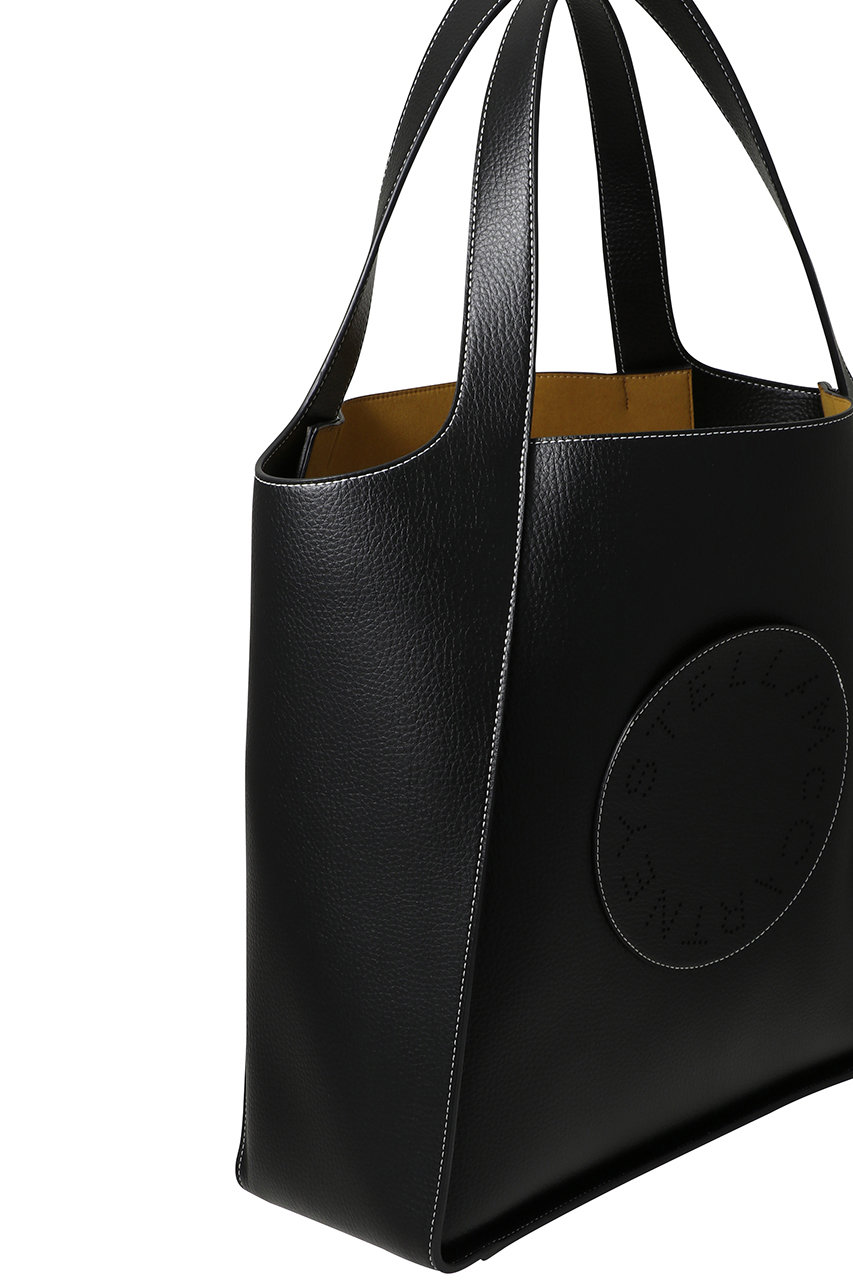 新品STELLA McCARTNEY ブラックトートバッグ ショルダー取外し可 STELLA McCARTNEY(ステラ マッカートニー)|Stella Logo N/S