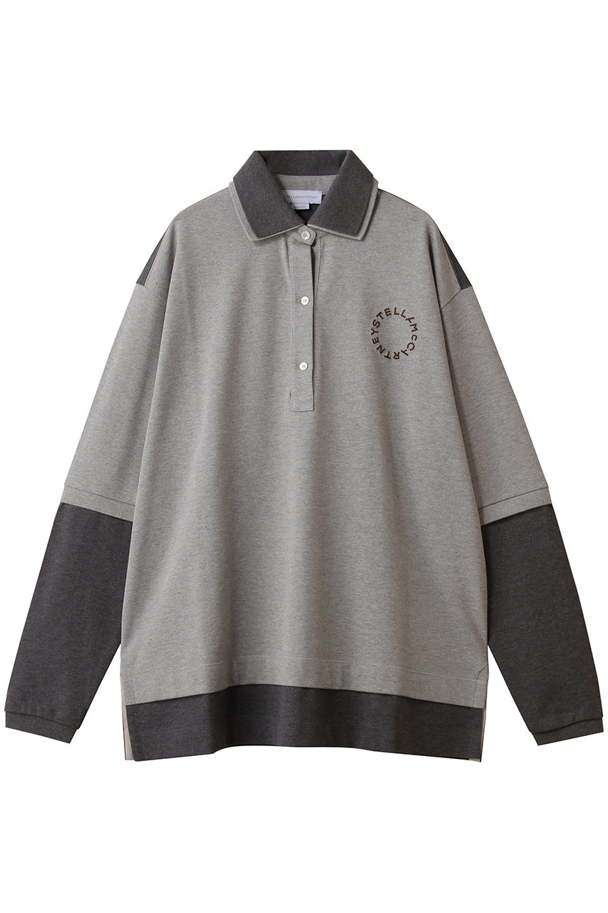 STELLA McCARTNEY ダブルレイヤードオーバーサイズポロ (マルチカラー, S) ステラ マッカートニー ELLE SHOP STELLA McCARTNEY ダブルレイヤードオーバーサイズポロ (マルチカラー, S) ステラ マッカートニー ELLE SHOP