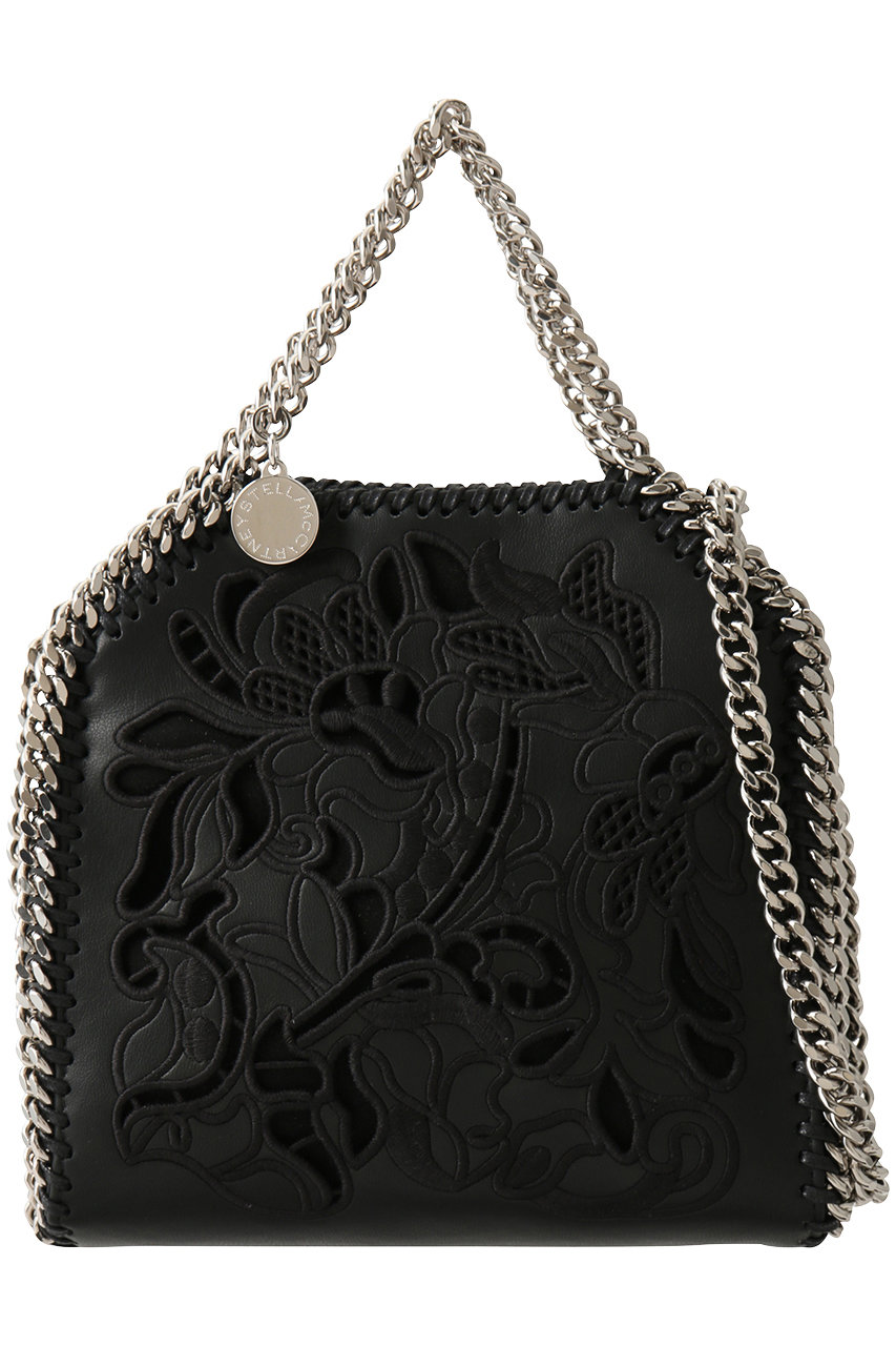 STELLA McCARTNEY Falabella Tiny レース刺しゅう2wayミニトートバッグ (ブラック, F) ステラ マッカートニー ELLE SHOP STELLA McCARTNEY Falabella Tiny レース刺しゅう2wayミニトートバッグ (ブラック, F) ステラ マッカートニー ELLE SHOP