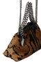 Falabella オセロット柄ベルベットミニドローストリングバッグ ステラ マッカートニー/STELLA McCARTNEY