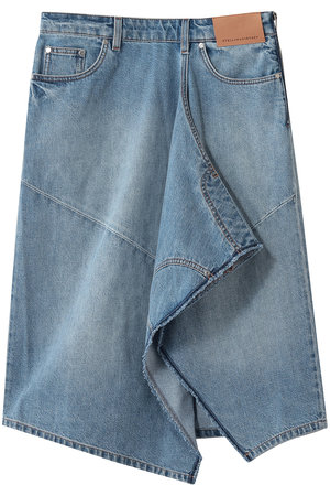 ステラ マッカートニー/STELLA McCARTNEYのデコンストラクテッドデニムスカート