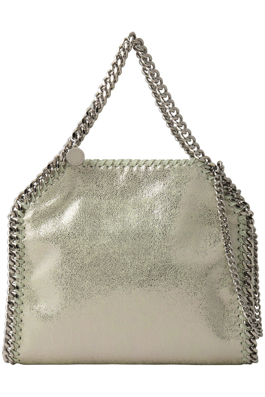ステラ マッカートニー/STELLA McCARTNEYのFalabella Mini シャイニードットシャモア2wayトートバッグ(ライトライムグリーン/371223WP0301)
