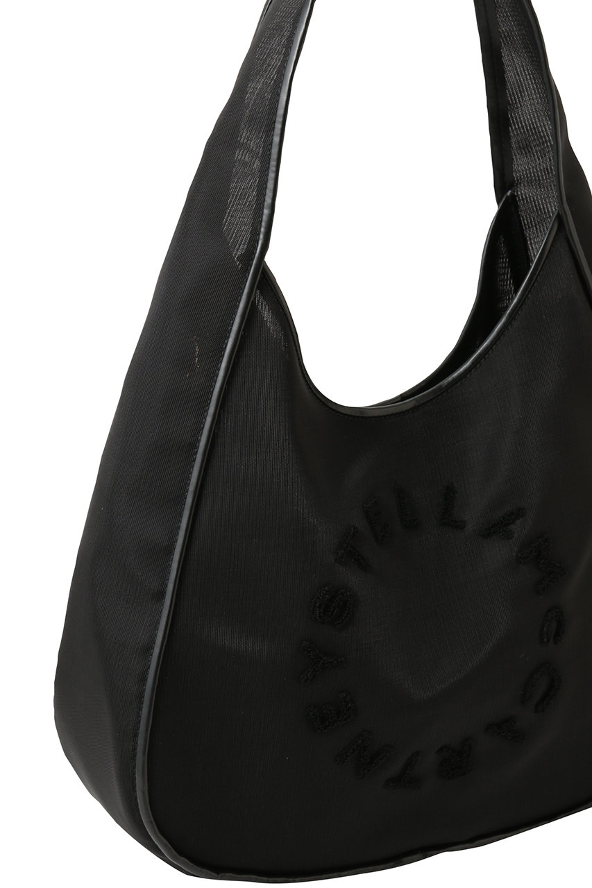 ステラマッカートニー　ブラックメッシュジップアップブルゾン　38 STELLA McCARTNEY(ステラ マッカートニー)｜STELLA Logo ラージ