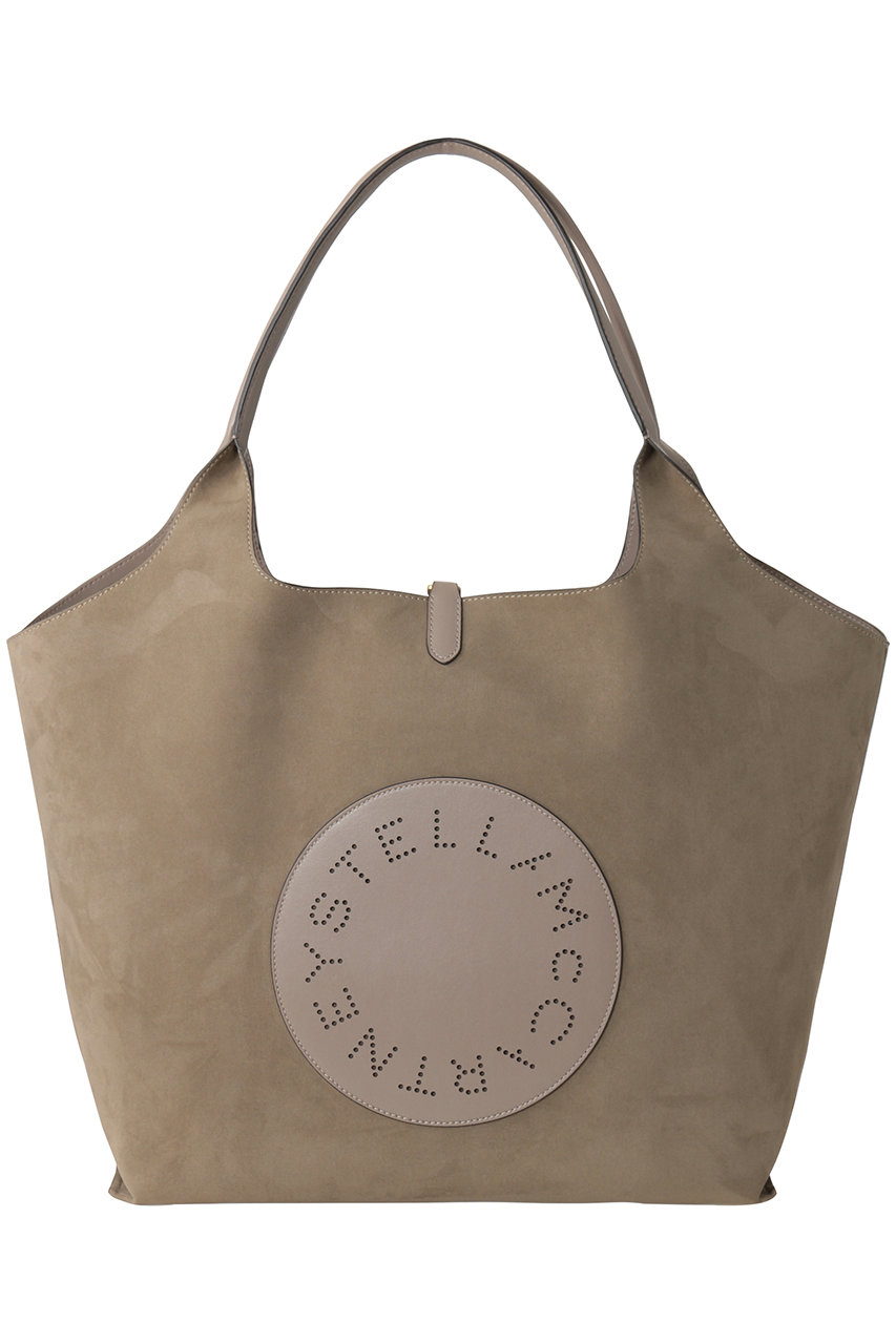 STELLA McCARTNEY STELLA Logo オルターマット＆スエードリバーシブルトート (モス, F) ステラ マッカートニー ELLE SHOP