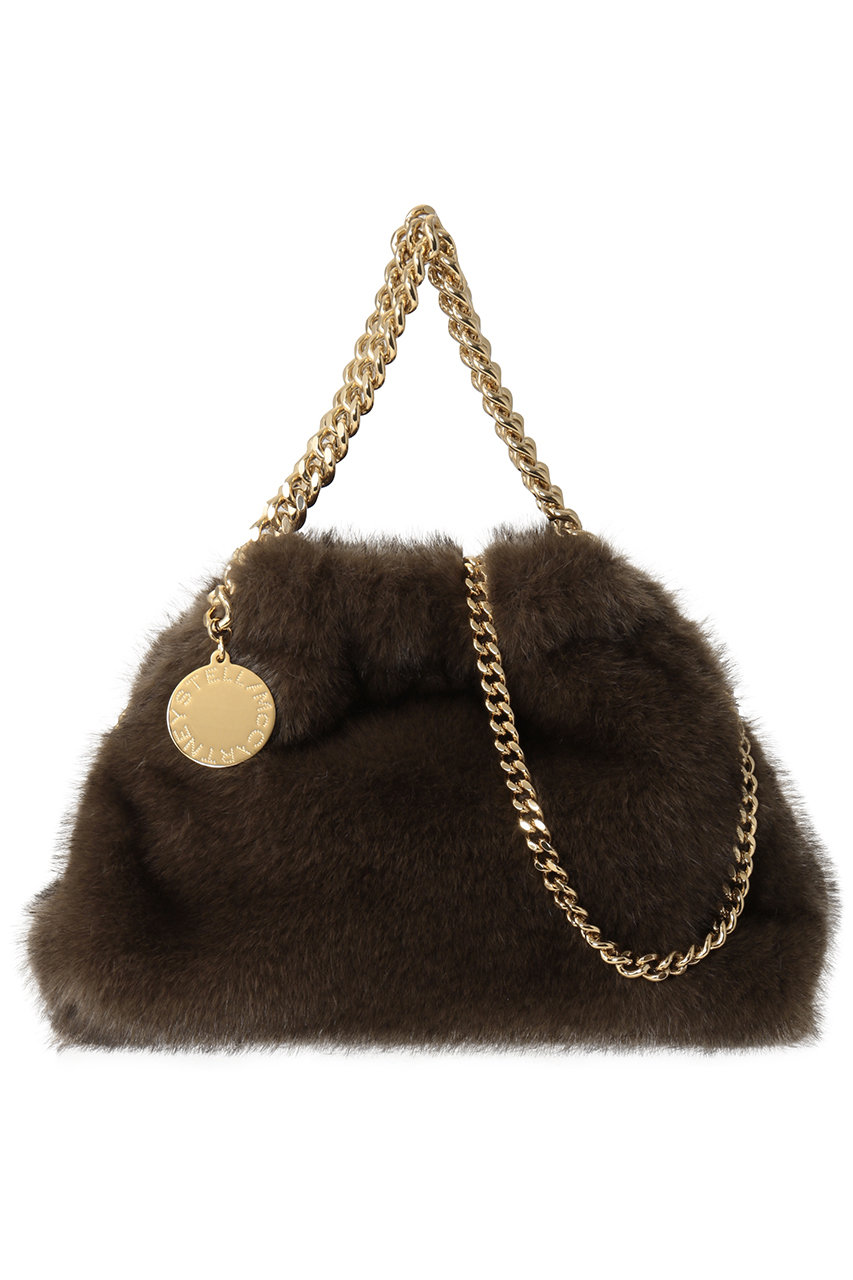 STELLA McCARTNEY Falabella ミンク調2wayミニドローストリングバッグ (コーヒー, F) ステラ マッカートニー ELLE SHOP