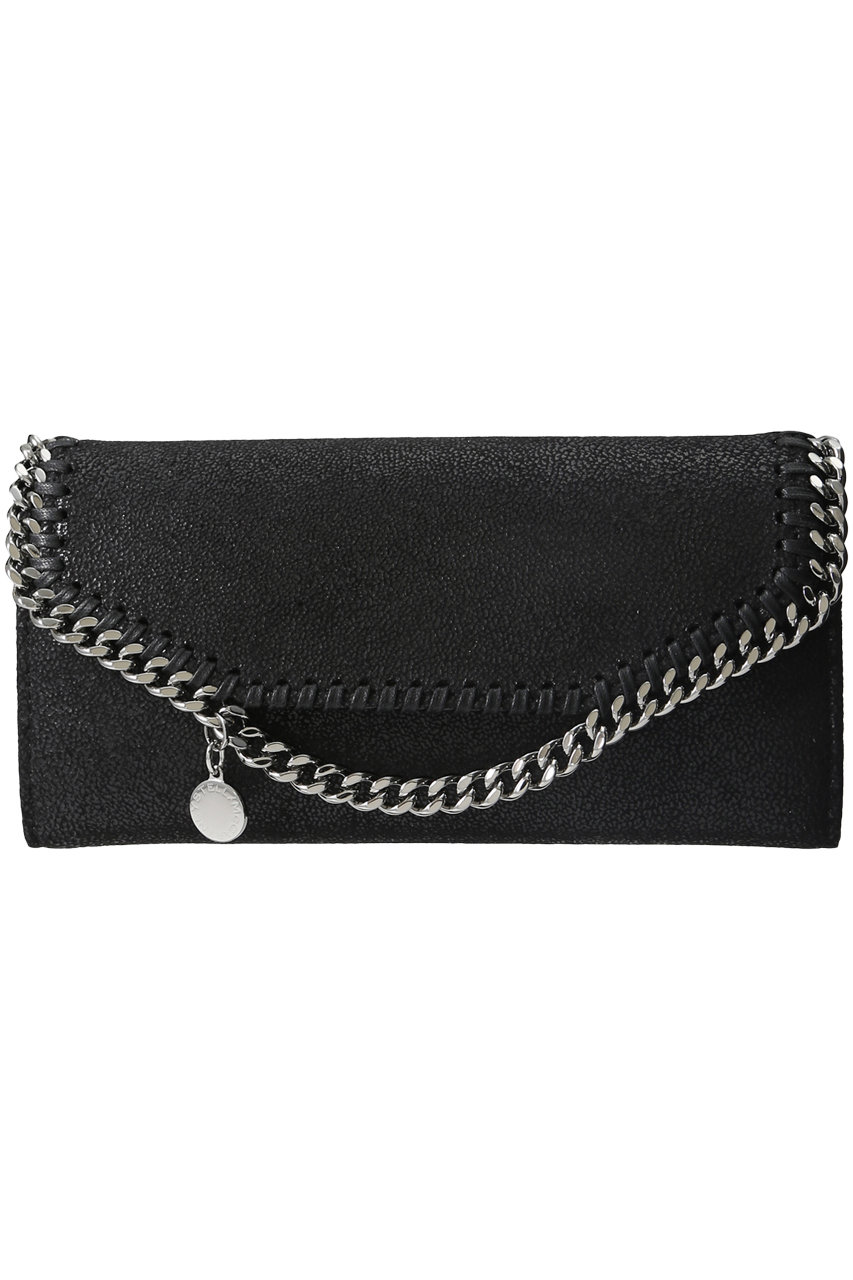 STELLA McCARTNEY ステラ マッカートニー Falabella フラップ長財布 ブラック