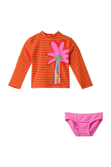 SALE 【40%OFF】 STELLA McCARTNEY ステラ マッカートニー 【Baby】パームツリースイムセット レッド